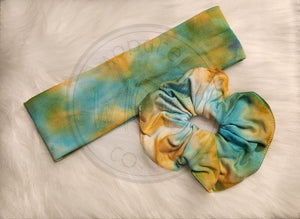 Dyed Cotton Oversized Scrunchie